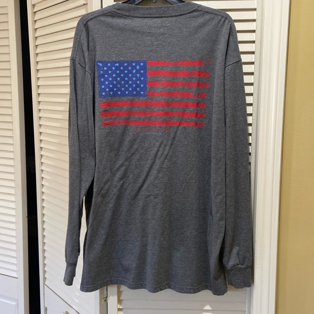 Men’s XL Southern Marsh American Flag, long sleeve T-shirt